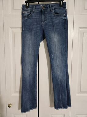 DL 1961 size 25 women's Lara instasculpt cropped flare jeans